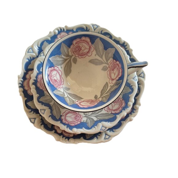 Seltmann Weiden Cup Saucer Plate Set 1924-1946 Mark - Picture 13 of 15